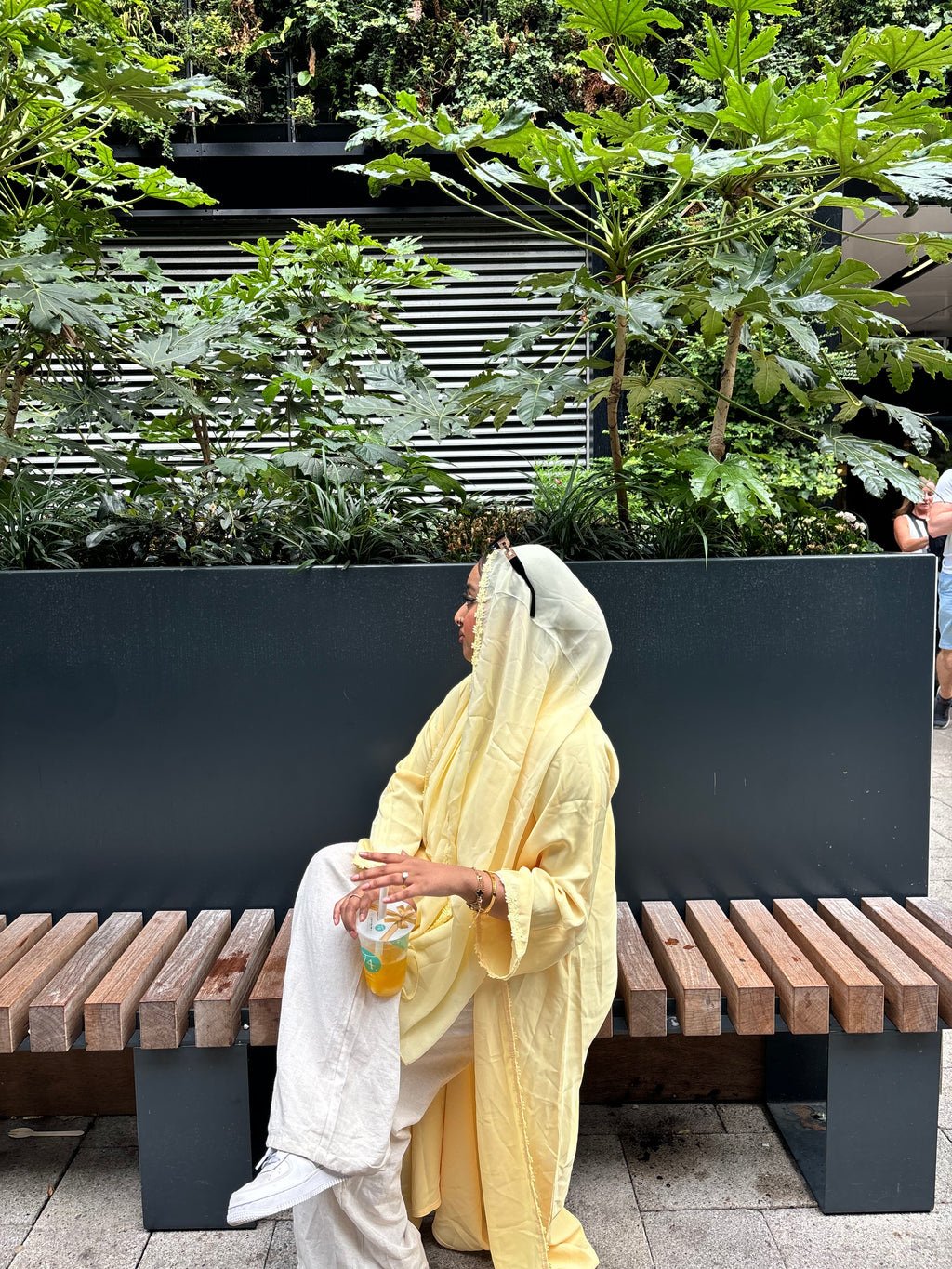 Butter Yellow Abaya